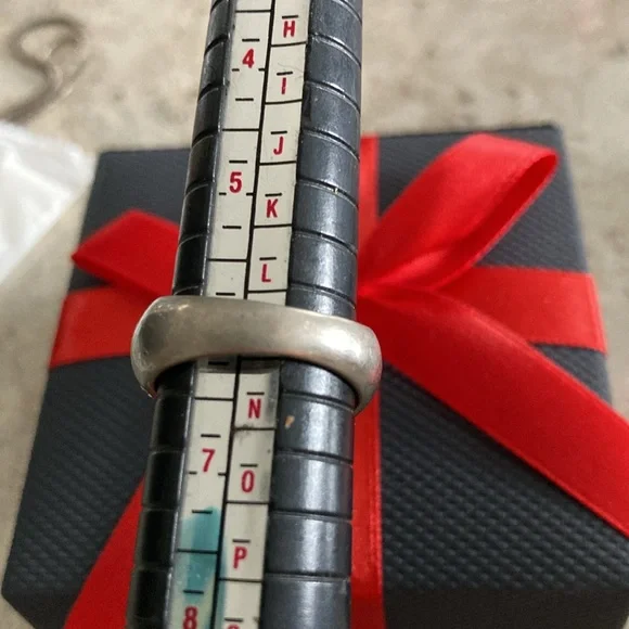 Sterling Silver Amethyst Ring With White Stones - Picture 2 of 4